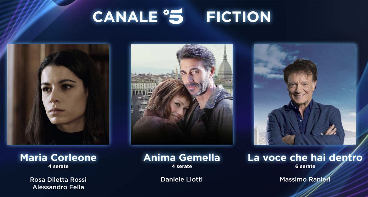 Mediaset lauches new scripted series at the gala during the schedule presentation