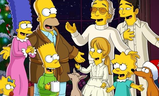 The Simpsons meet the Bocelli's Family for Christmas