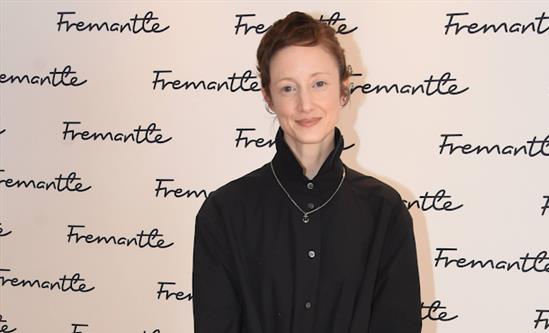 Andrea Riseborough attendere the launch of the new serie “Alice & Jack” ah MIPCOM CANNES