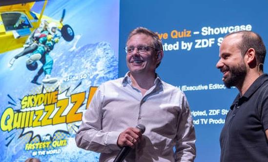 ZDF Studios launched Skydive Quiz along with magician Mário Daniel
