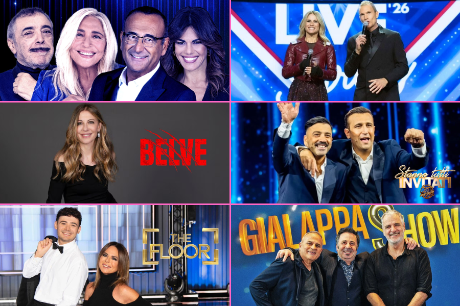 Italian Unscripted Premieres APRIL 2026: Strong Comedy Presence with Returning Formats, Gialappa’s Show, and Pio & Amedeo in Prime Time