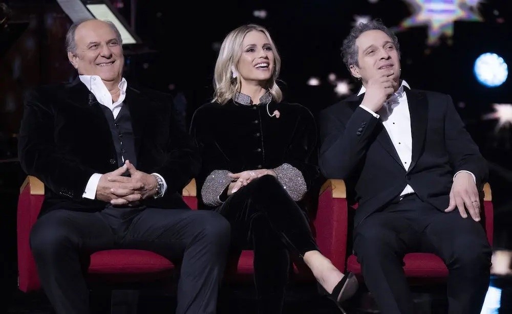 Wednesday, March 6: Canale 5 premiered one woman show with Michelle Hunziker (15.8%); debut of Matrimonio a Prima Vista (2.1% + 3.1%); Mare Fuori (6.7%); IGT (3.2%)