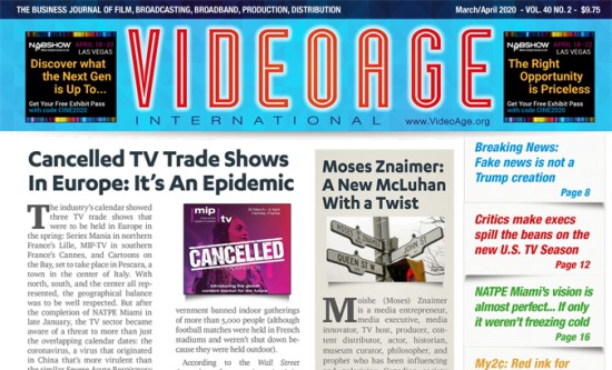  VideoAge, The Daily Televisionand DISCOP teamed up to produce VideoAge's L.A Screenings Guide 2020