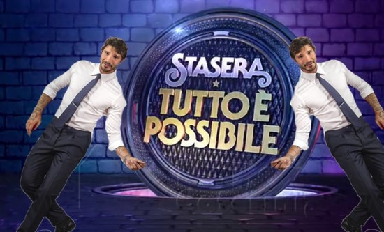 Everything's ready for Stasera tutto è possibile's new season