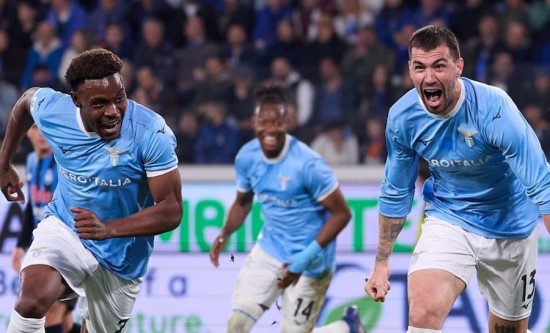 Wed, Apr 22, 2026: Italia 1 won pt slot with Coppa Italia's football match Atalanta VS Lazio (16.5%); cult movie Sister Act 2 (11%); GFVIP (15.7%)