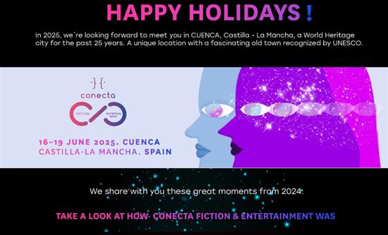 Cuenca to Host 9th Edition of Conecta Fiction & Entertainment in June 2025