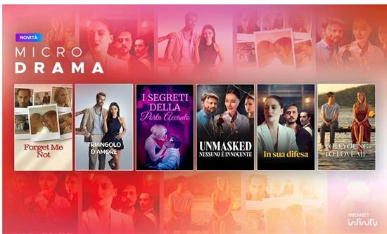 Mediaset Enters the Microdrama Space with New Vertical Series Hub on Mediaset Infinity